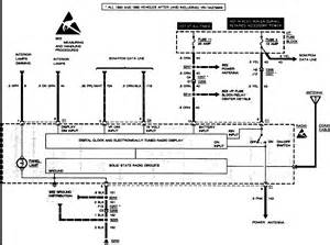 1993 cadillac radio wiring diagram 